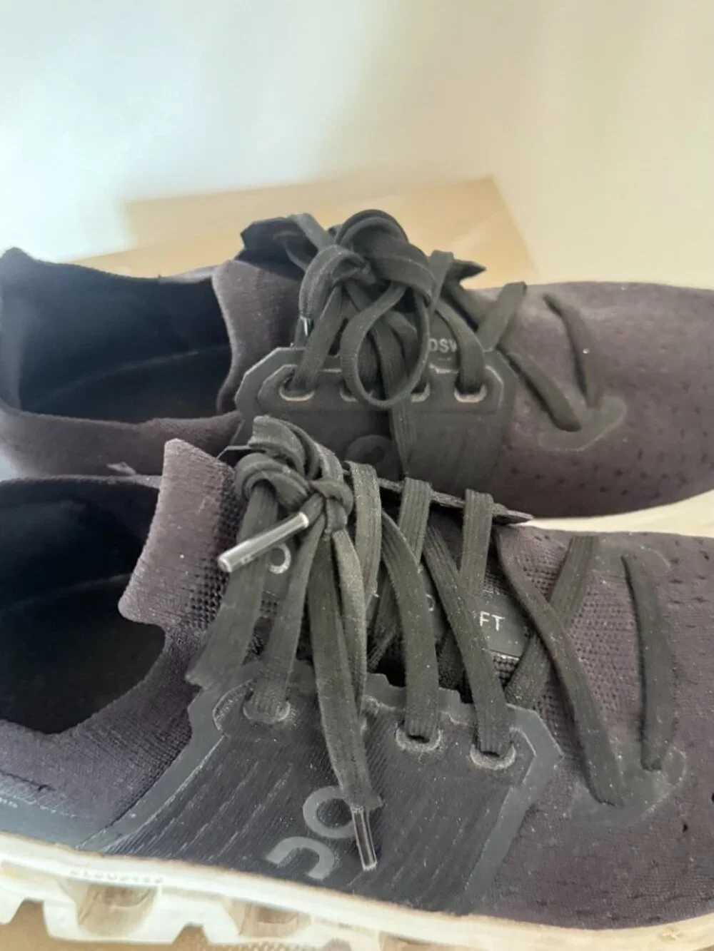 ON RUNNING CLOUDSWIFT 4 SNEAKERS SHOES BLACK 8.5 WOMENS